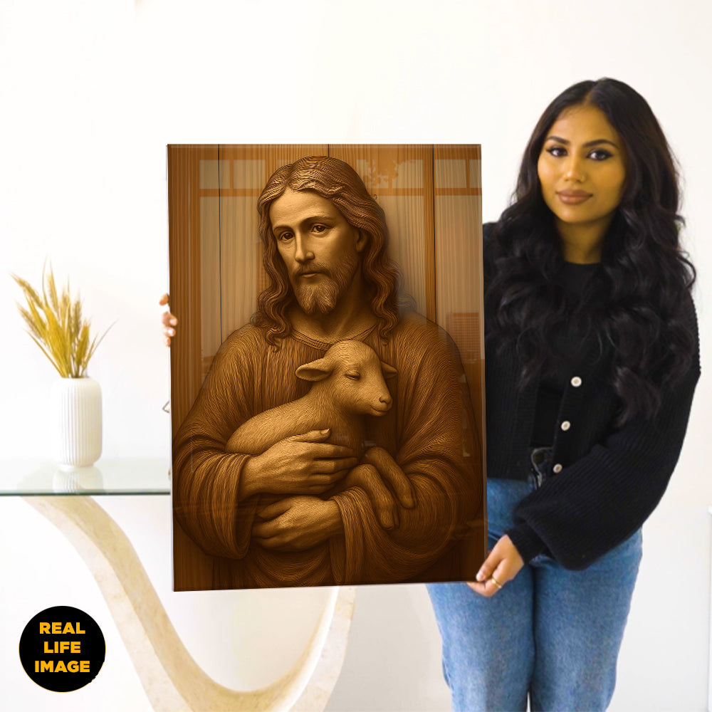 The Good Shepherd – Wood of Grace - Acrylic Wall Art
