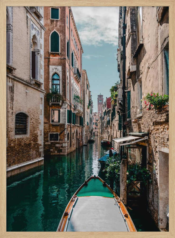 Venice Reflections – Iconic Canal Metal Wall Art