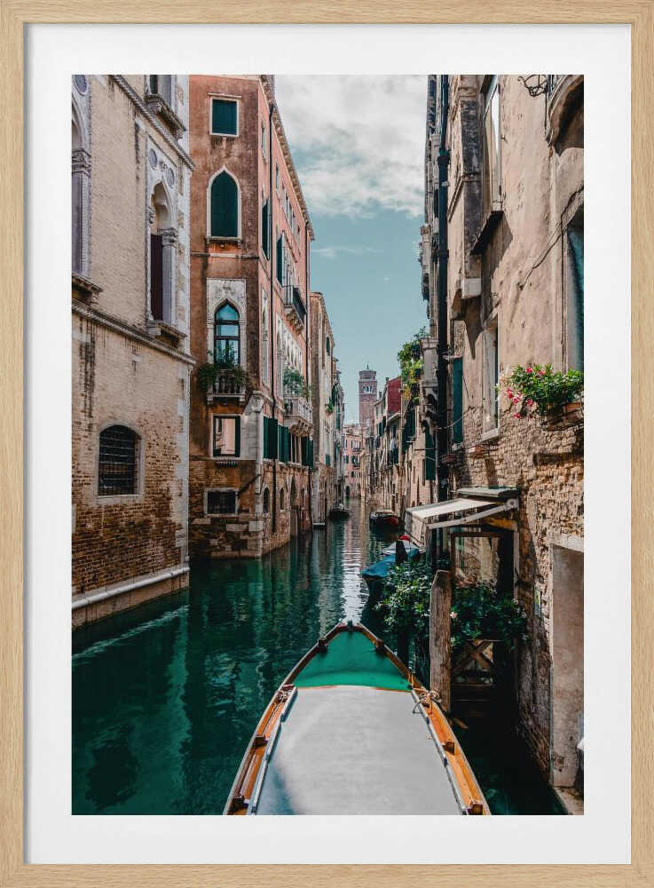 Venice Reflections – Iconic Canal Metal Wall Art