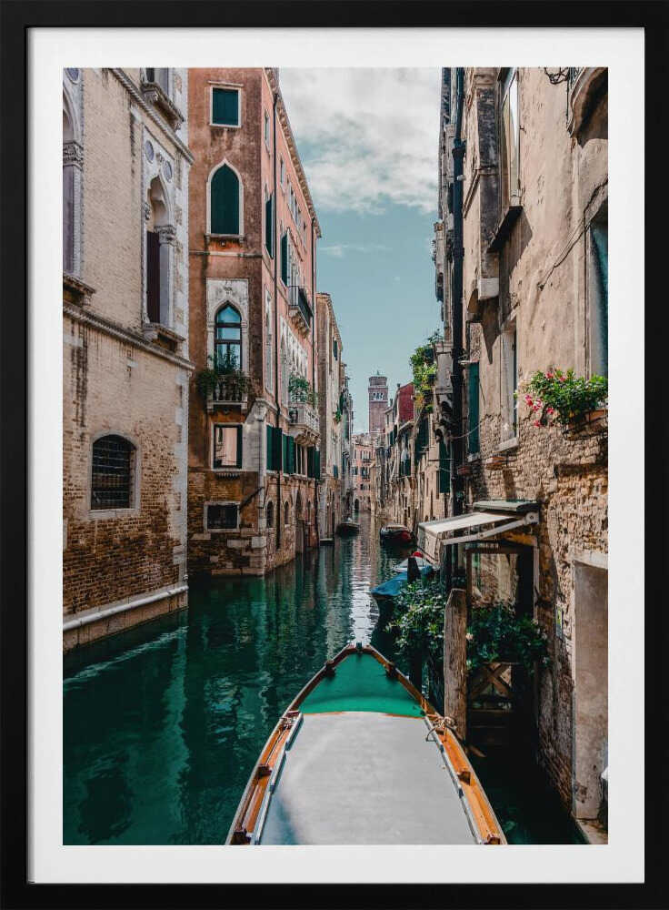 Venice Reflections – Iconic Canal Metal Wall Art