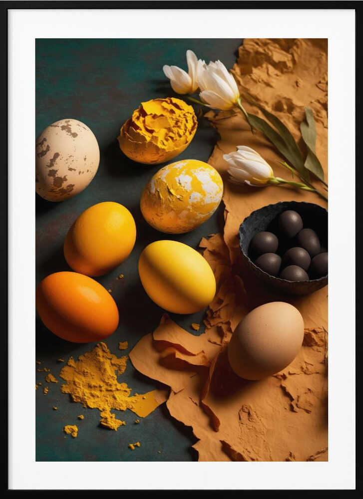 Spring Awakening Egg Art Metal Wall Art"