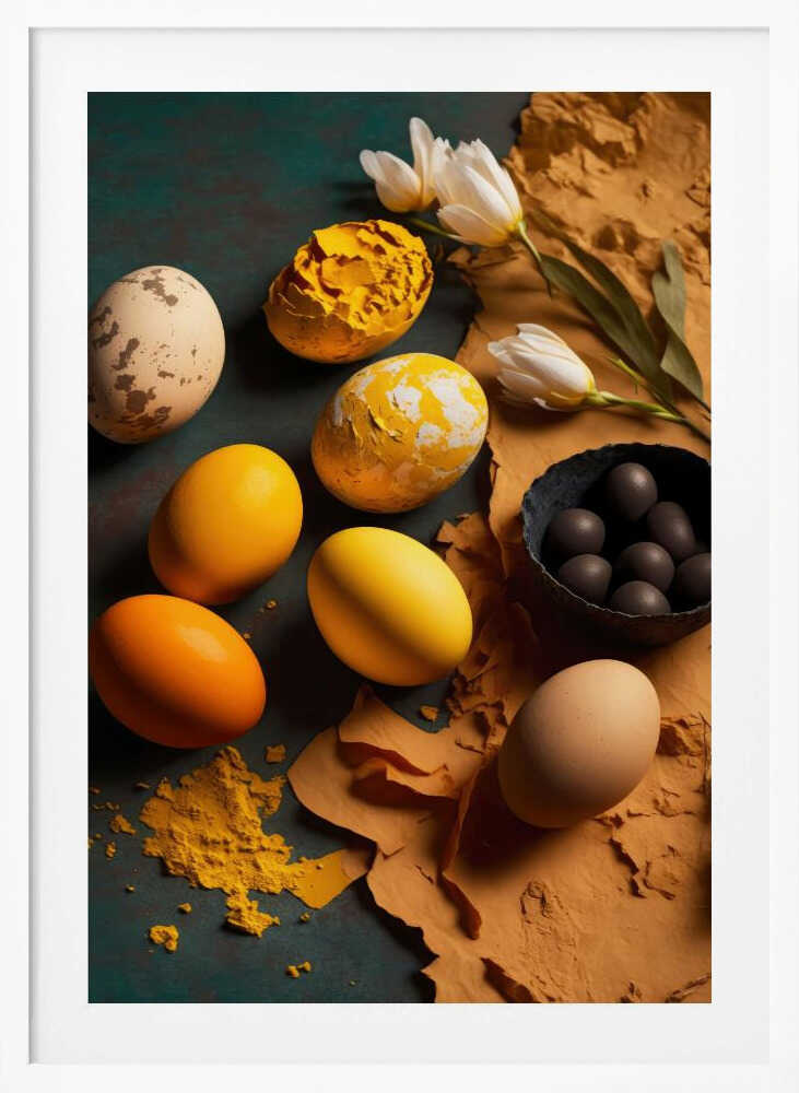 Spring Awakening Egg Art Metal Wall Art"