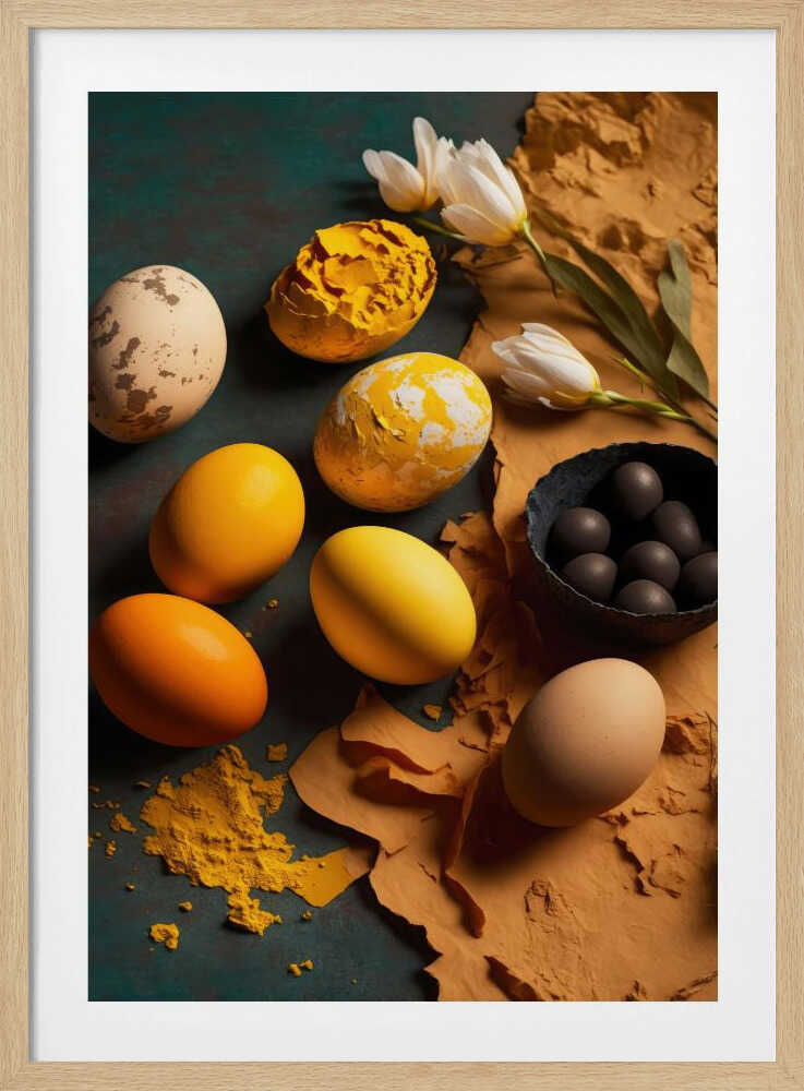 Spring Awakening Egg Art Metal Wall Art"