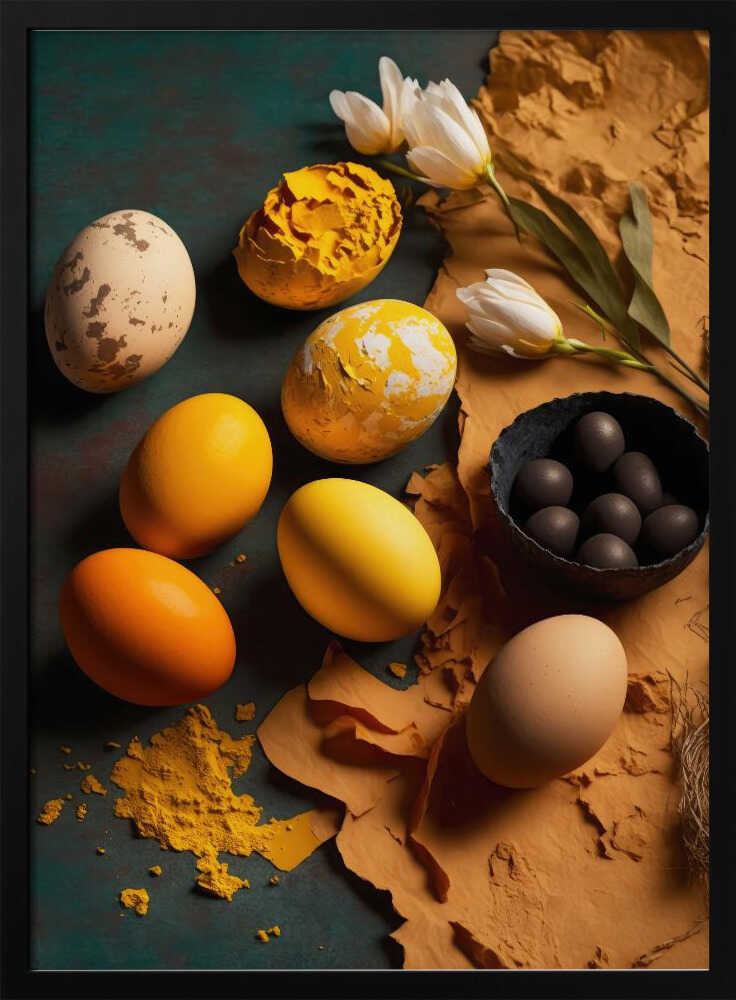Spring Awakening Egg Art Metal Wall Art"