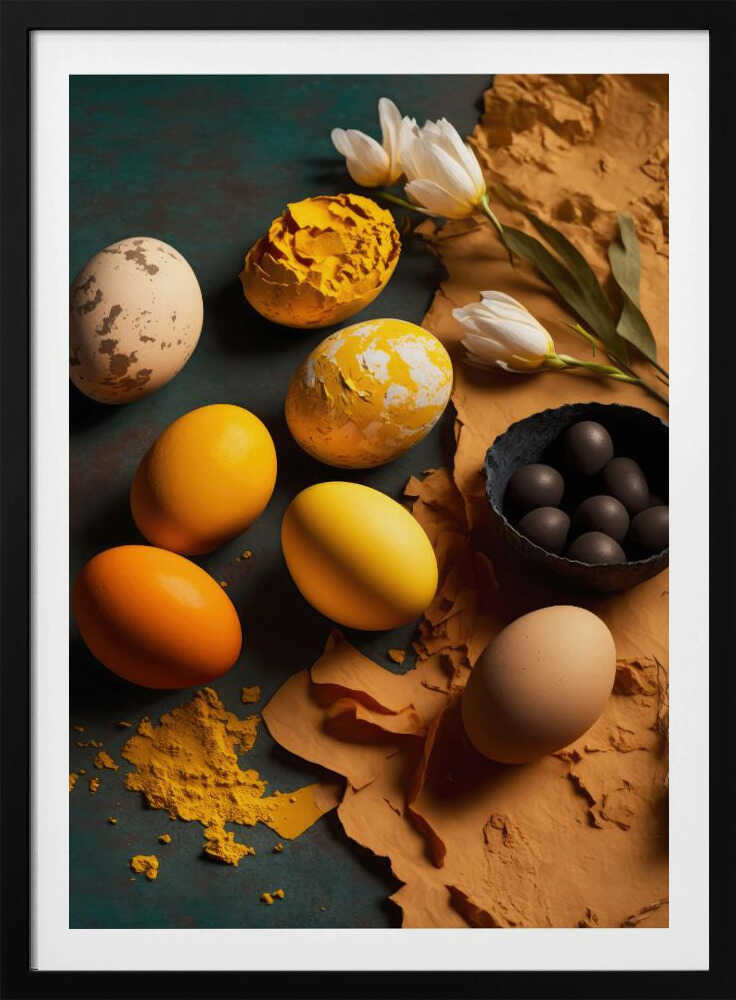 Spring Awakening Egg Art Metal Wall Art"