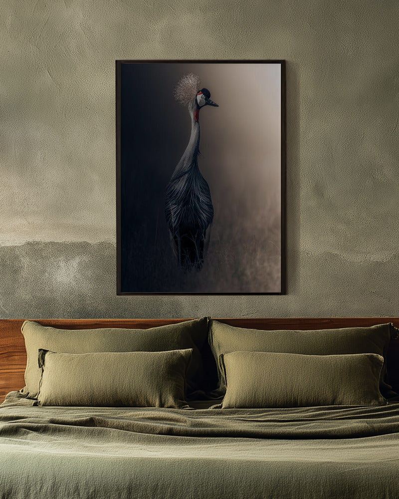 Royal Crowned Crane Metal Wall Art