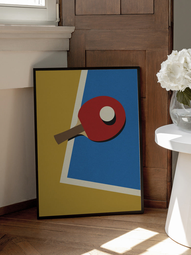Ping Pong Precision Metal Wall Art