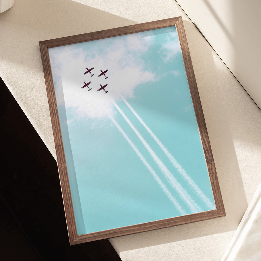Skyward Formation Metal Wall Art