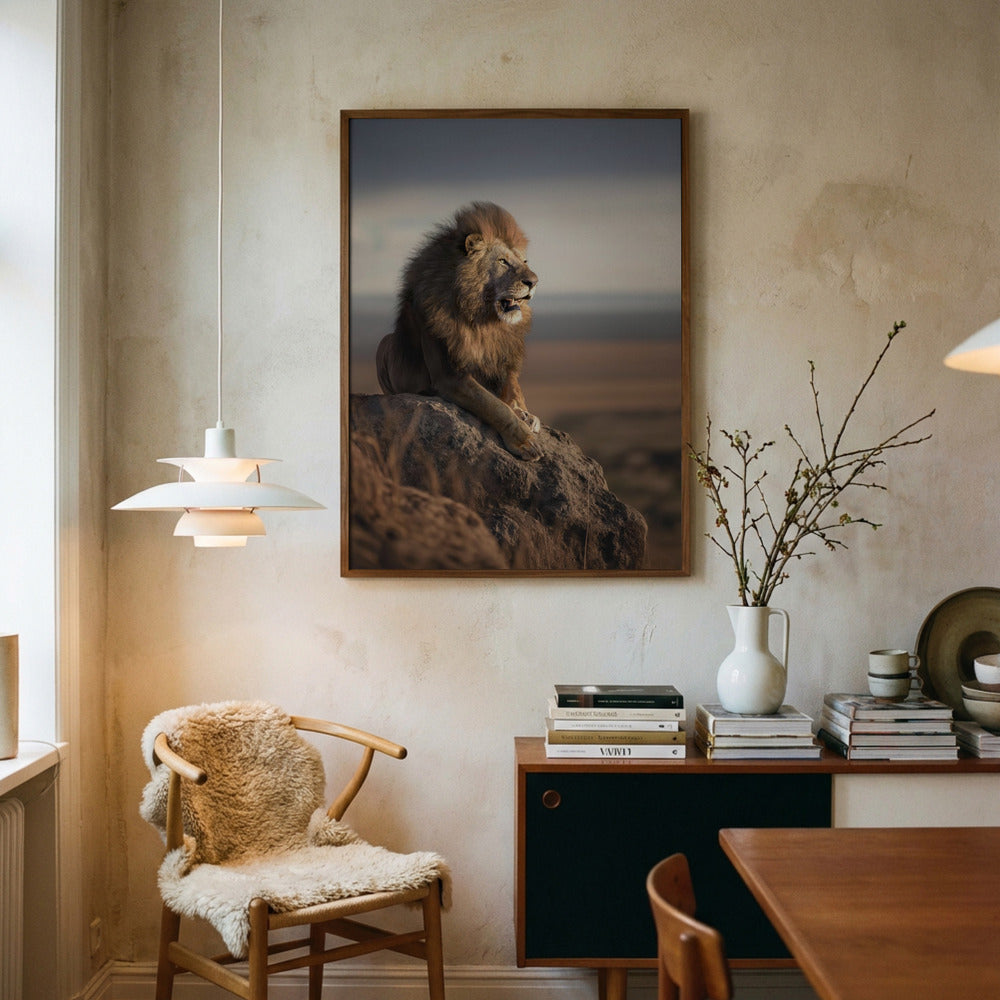 “Savannah Majesty” Animal Metal Wall Art