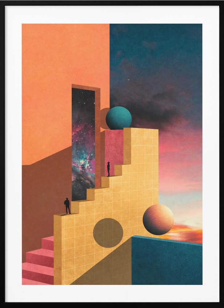 "Cosmic Ascent" Metal Wall Art