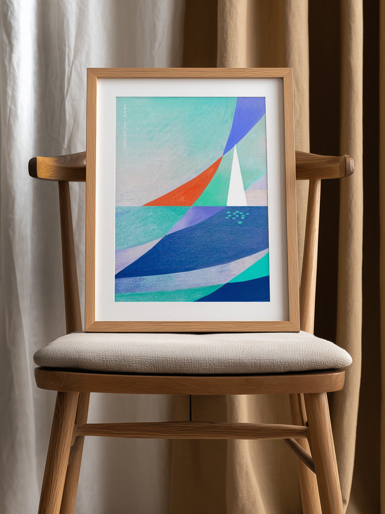 Ocean Flow Minimalist Metal Wall Art
