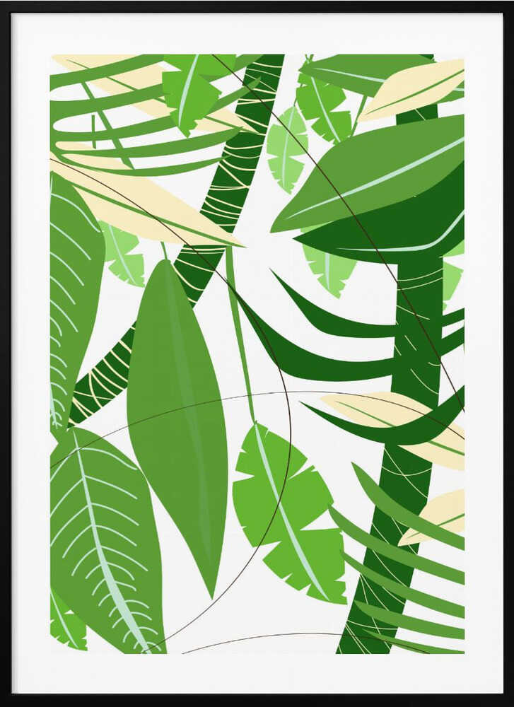 Tropical Rhythm – Botanical Metal Wall Art