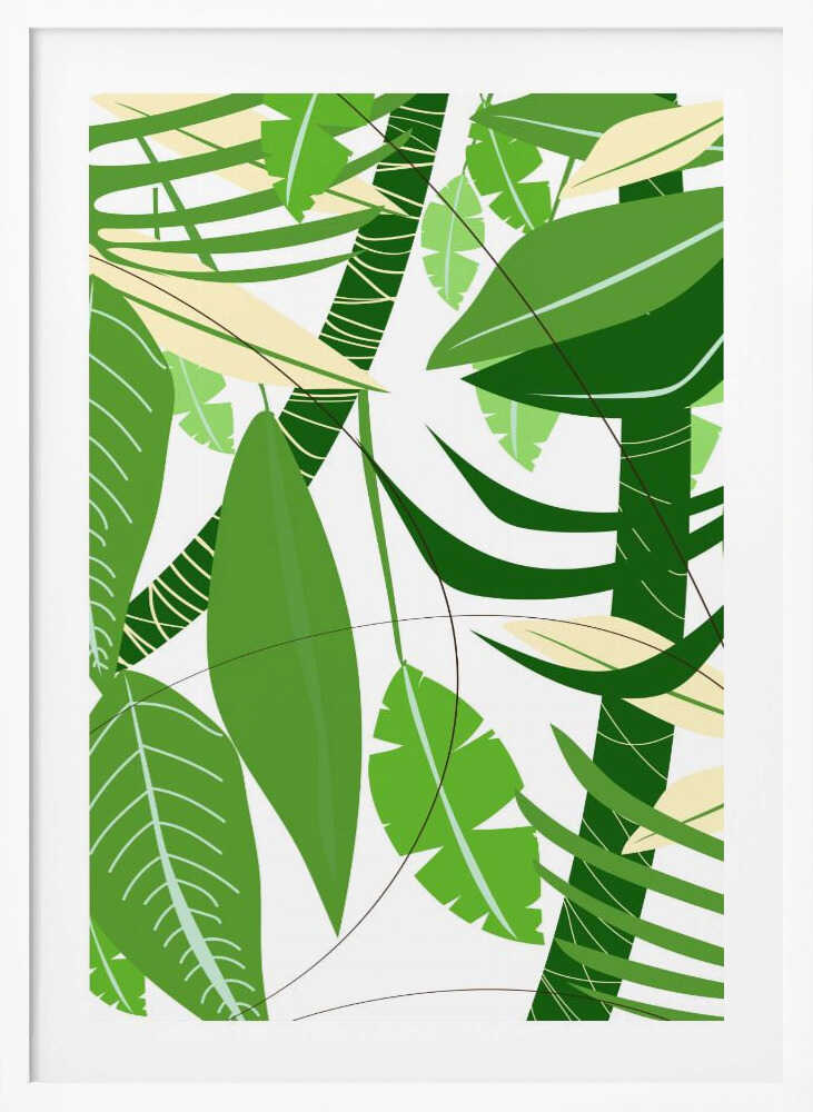 Tropical Rhythm – Botanical Metal Wall Art