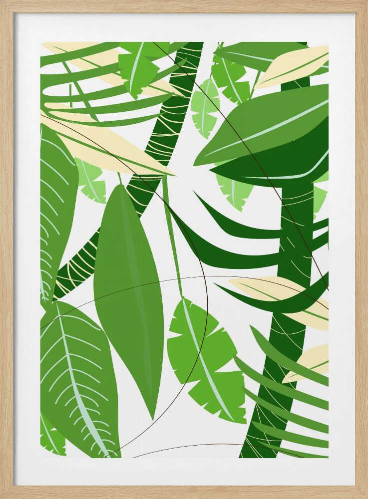Tropical Rhythm – Botanical Metal Wall Art