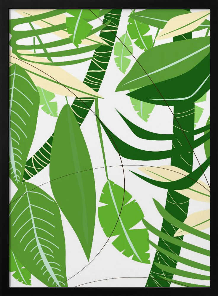 Tropical Rhythm – Botanical Metal Wall Art