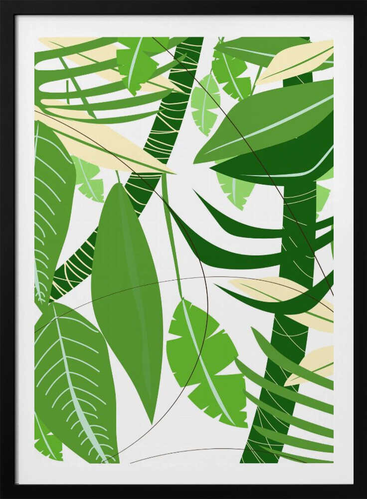 Tropical Rhythm – Botanical Metal Wall Art