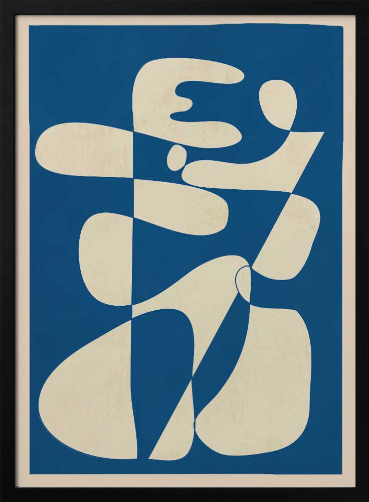 "Abstract Forms" Minimalist Metal Wall Art