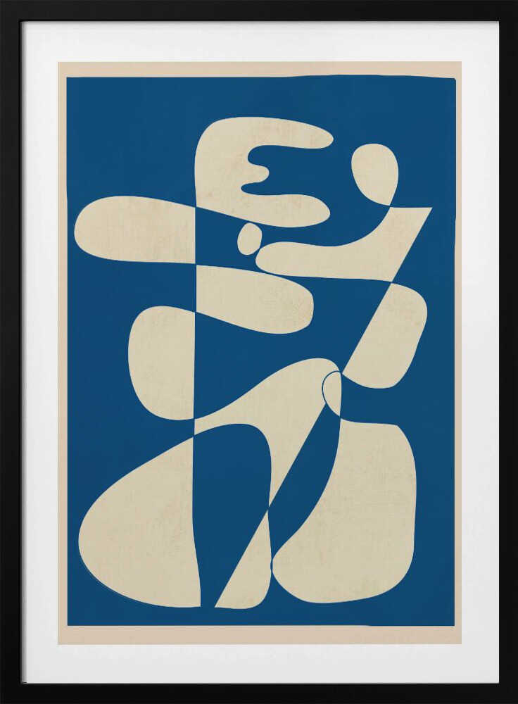 "Abstract Forms" Minimalist Metal Wall Art
