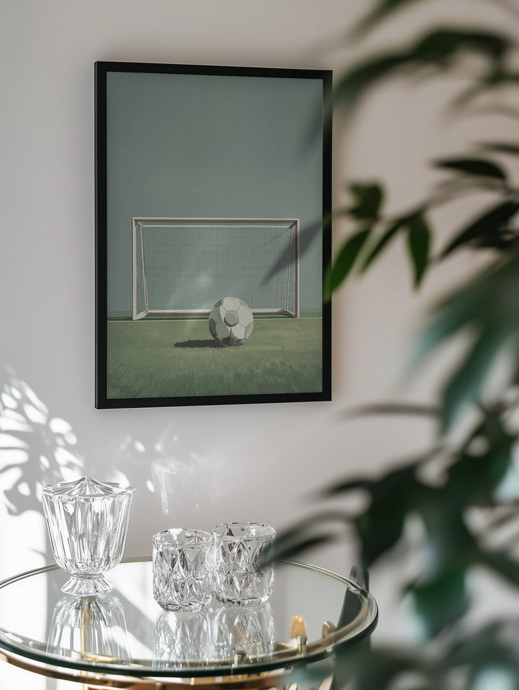 Goal Line Glory Soccer Metal Wall Art