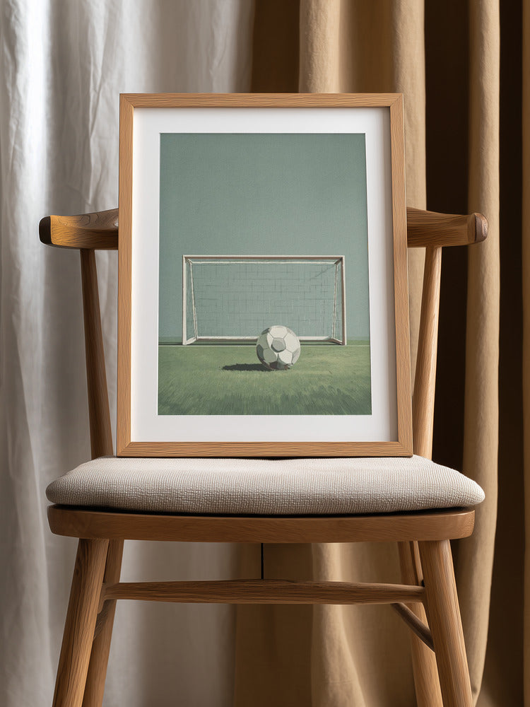 Goal Line Glory Soccer Metal Wall Art