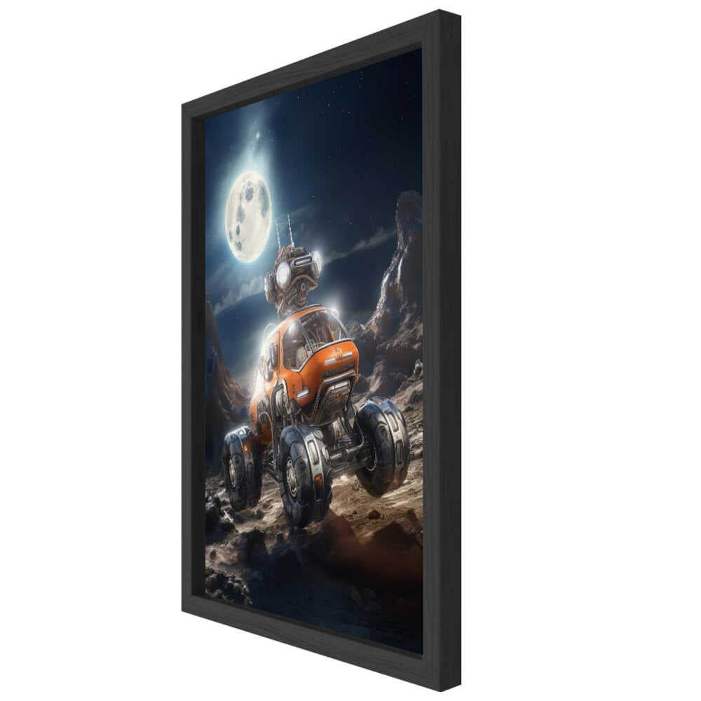 Moon Rover Adventure Metal Wall Art