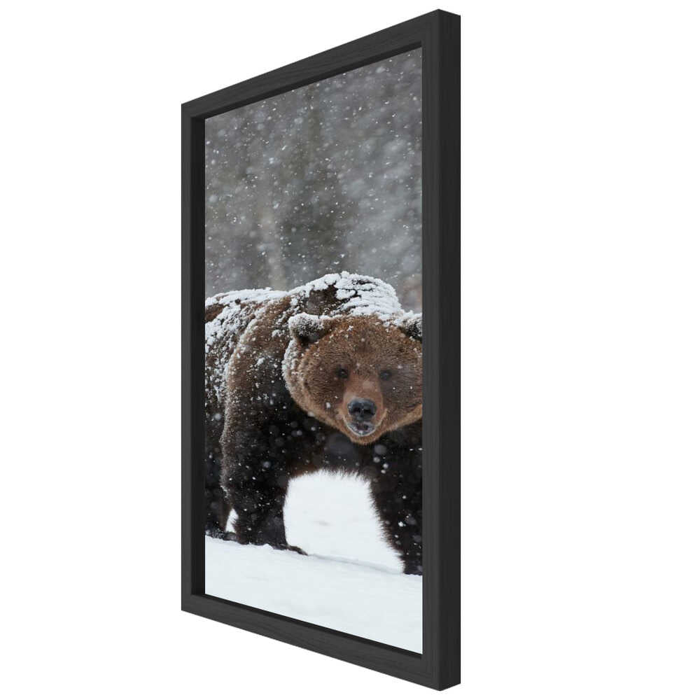 “Frozen Strength” Animal Metal Wall Art