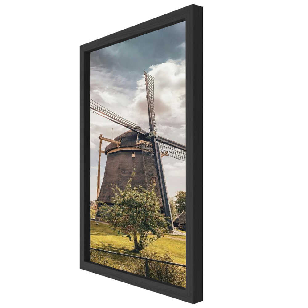 Windmill Serenity – Nature Metal Wall Art