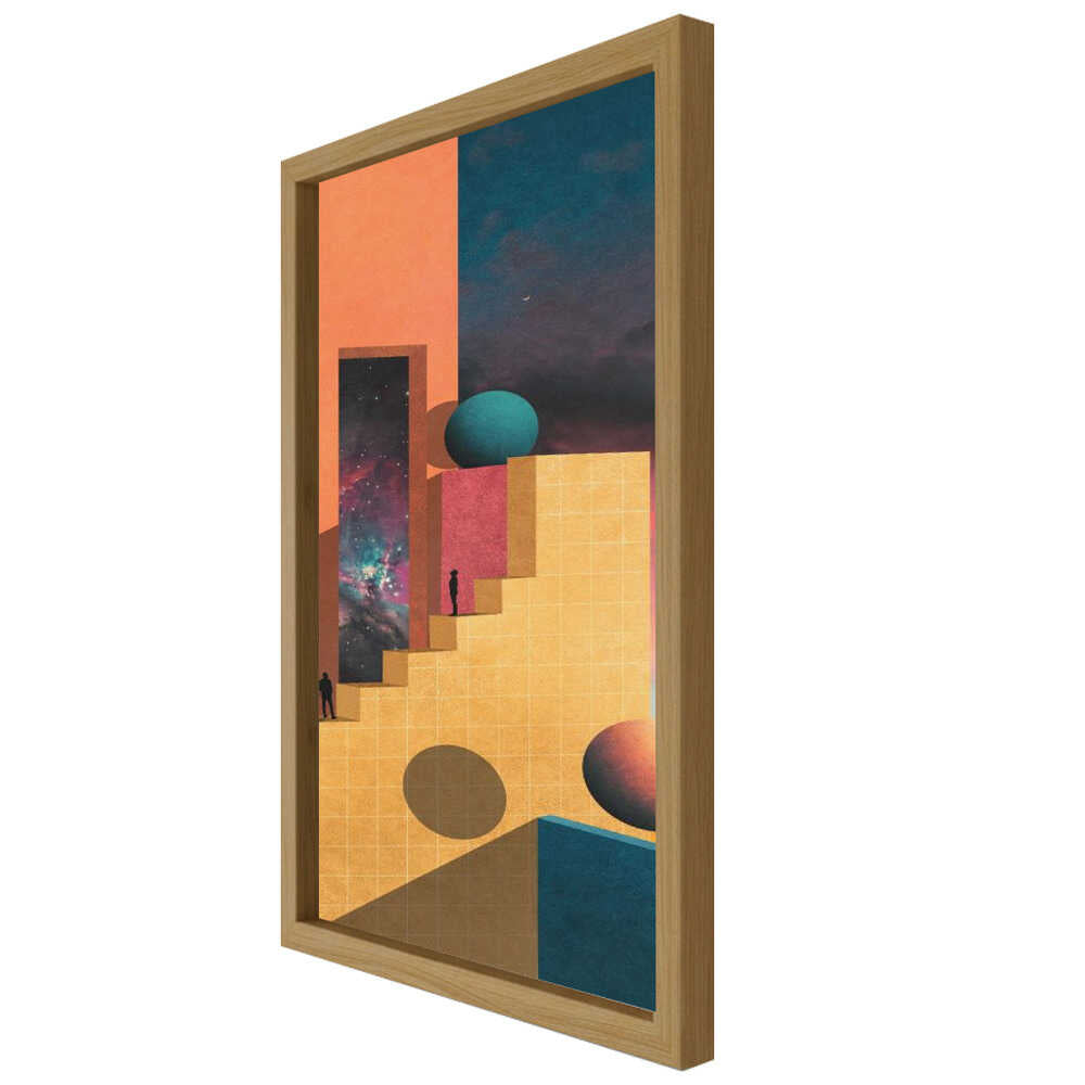 "Cosmic Ascent" Metal Wall Art