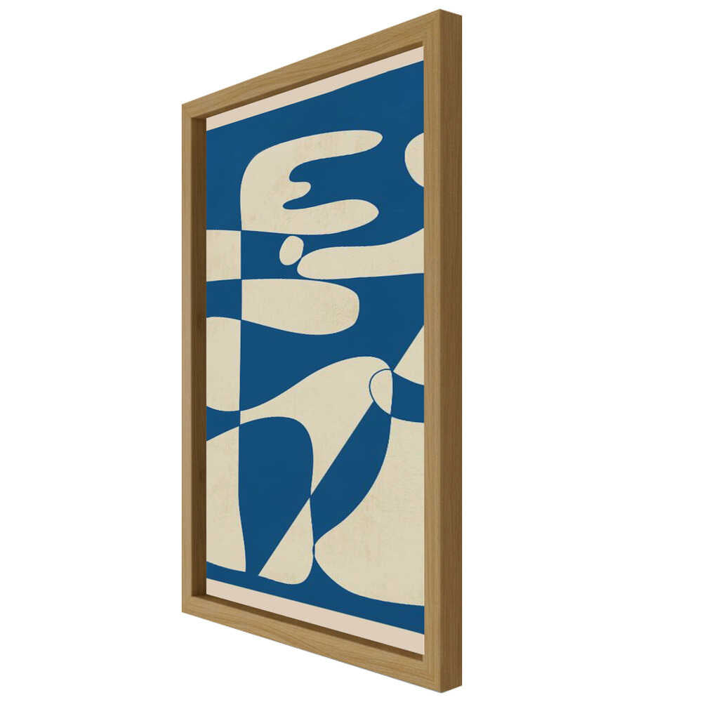 "Abstract Forms" Minimalist Metal Wall Art