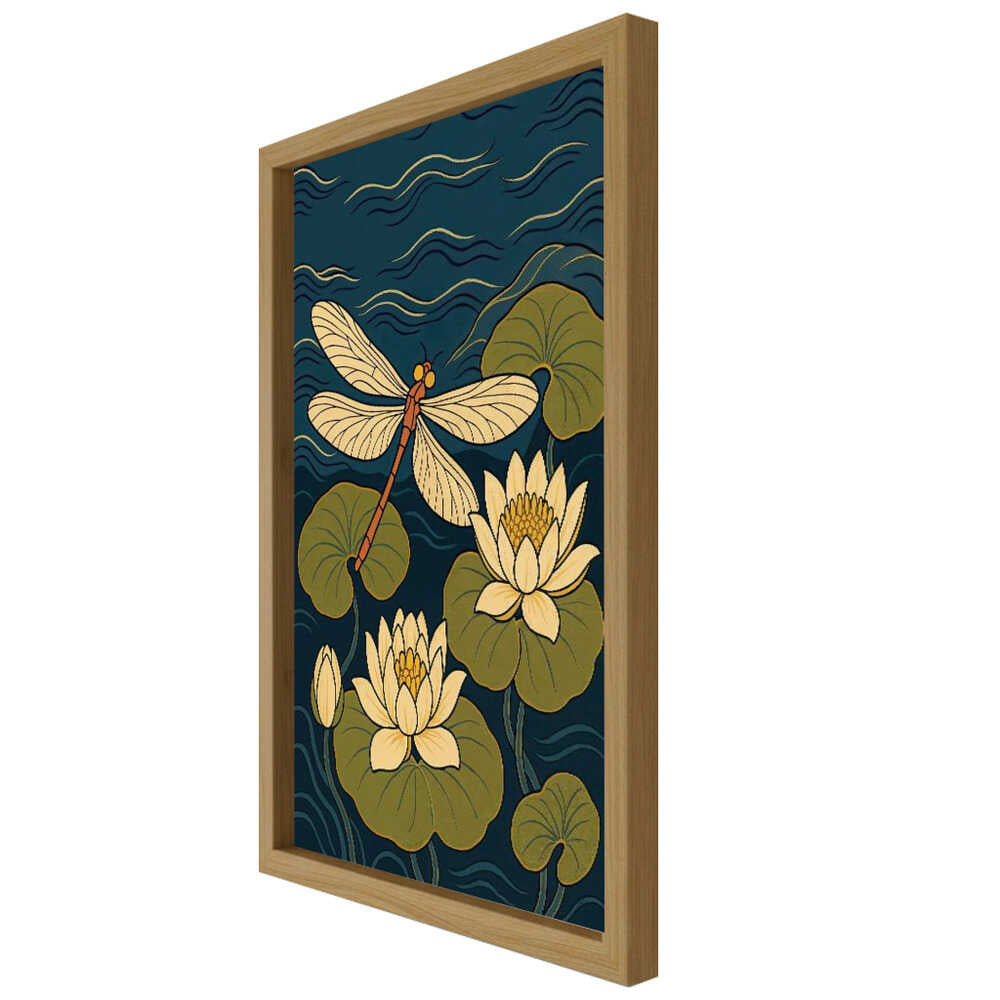 "Dragonfly Serenity: Abstract Metal Wall Art"