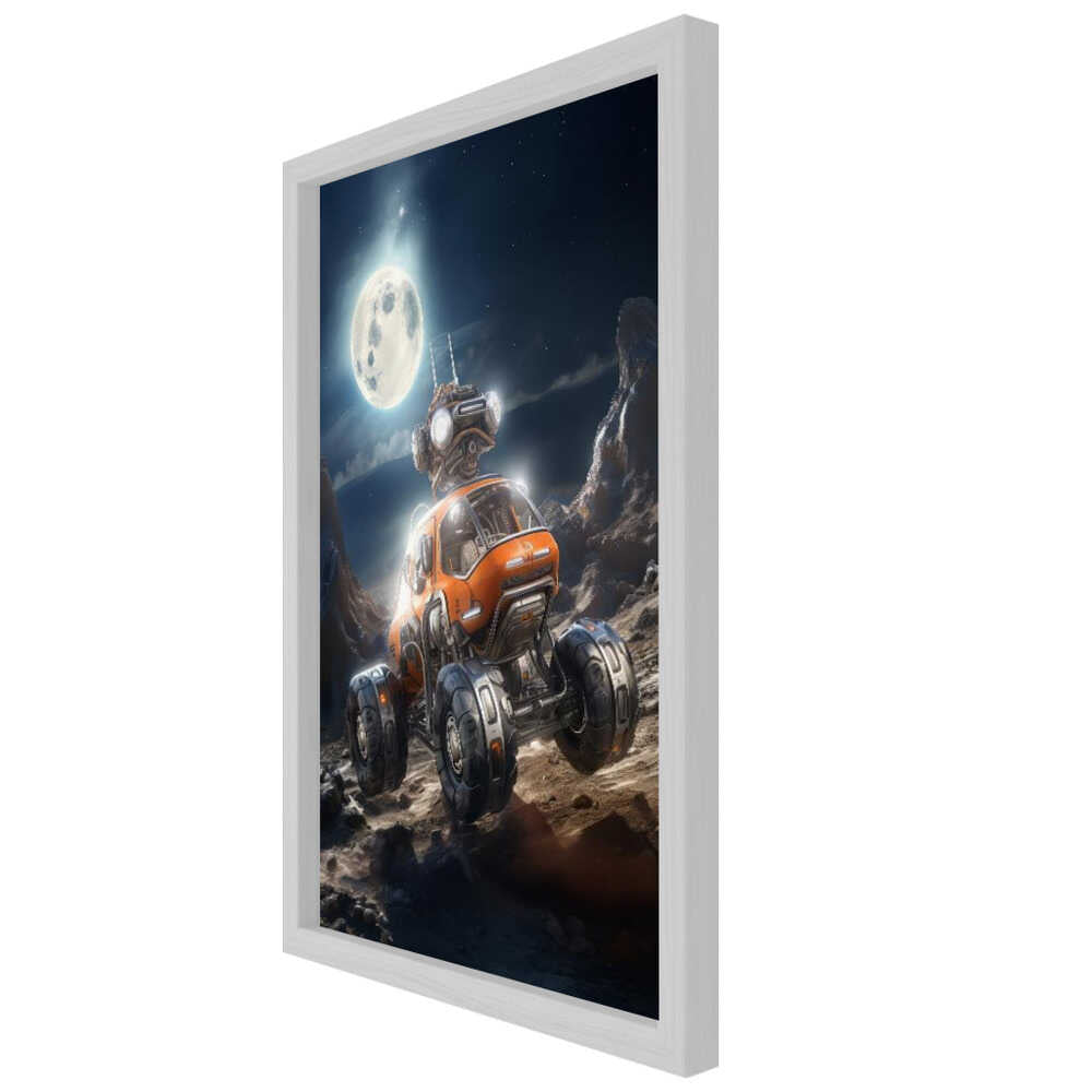 Moon Rover Adventure Metal Wall Art