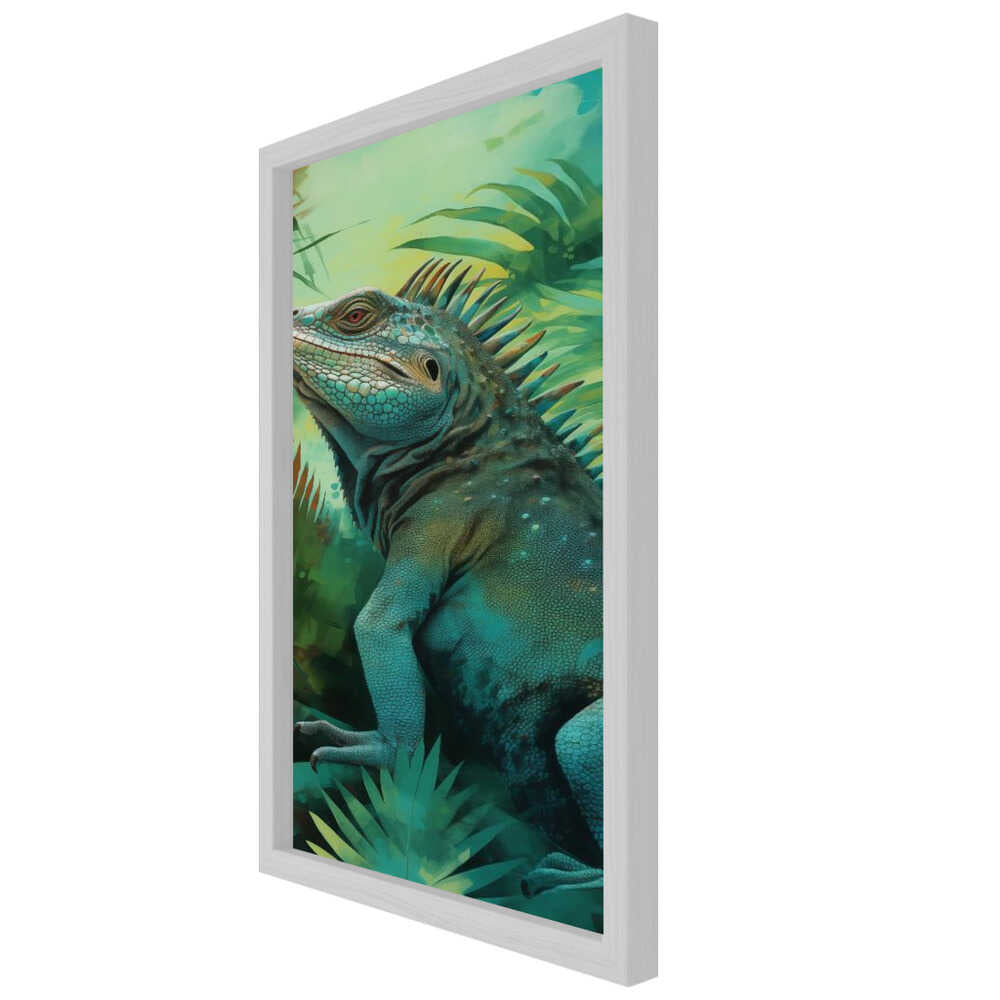 Emerald Stillness – Botanical Metal Wall Art