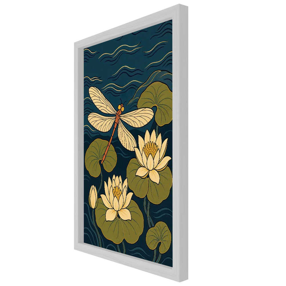 "Dragonfly Serenity: Abstract Metal Wall Art"