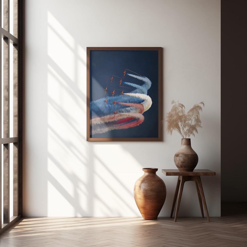 Aerobatic Performance Metal Wall Art
