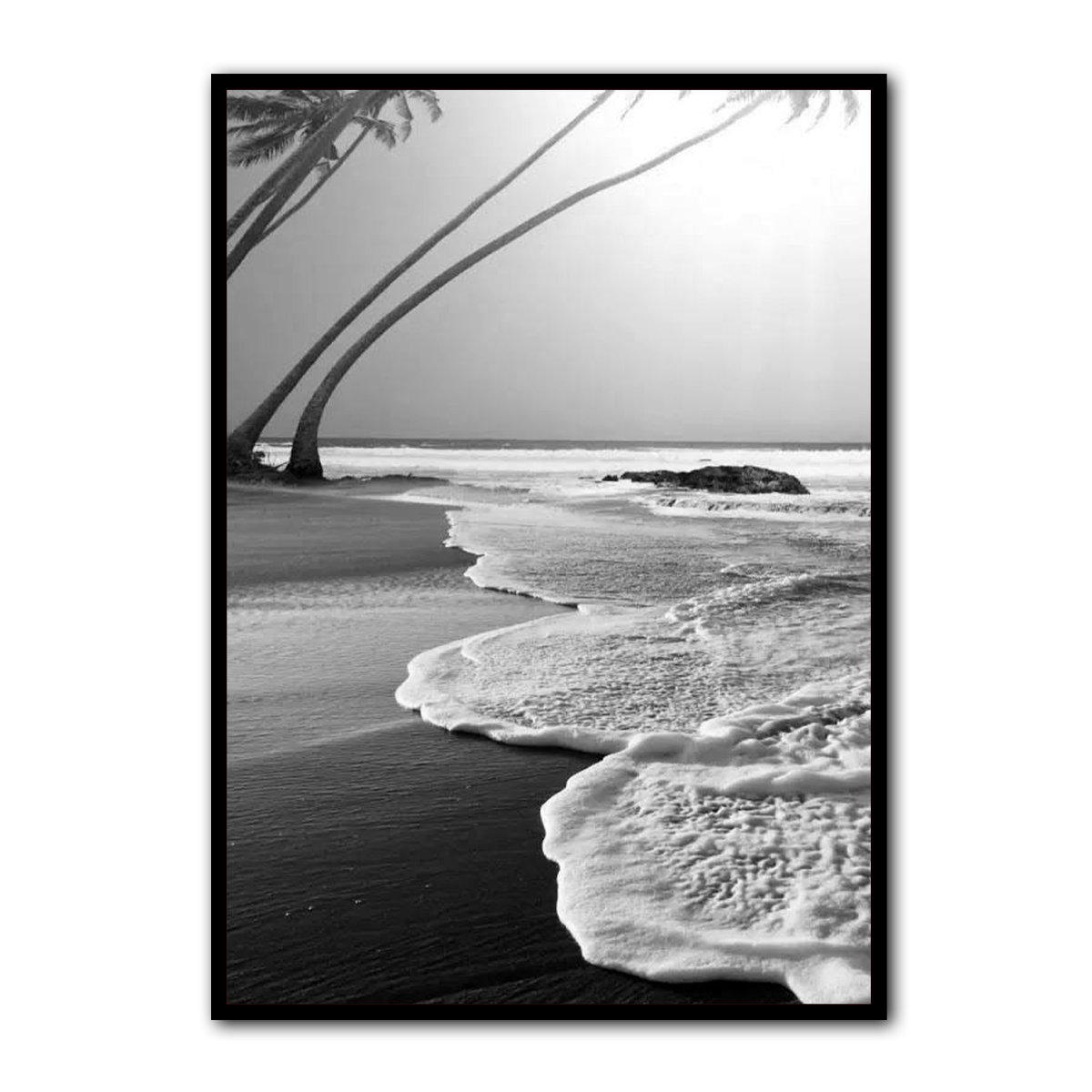 “Waves of Calm” – Modern Beach Metal Wall Art