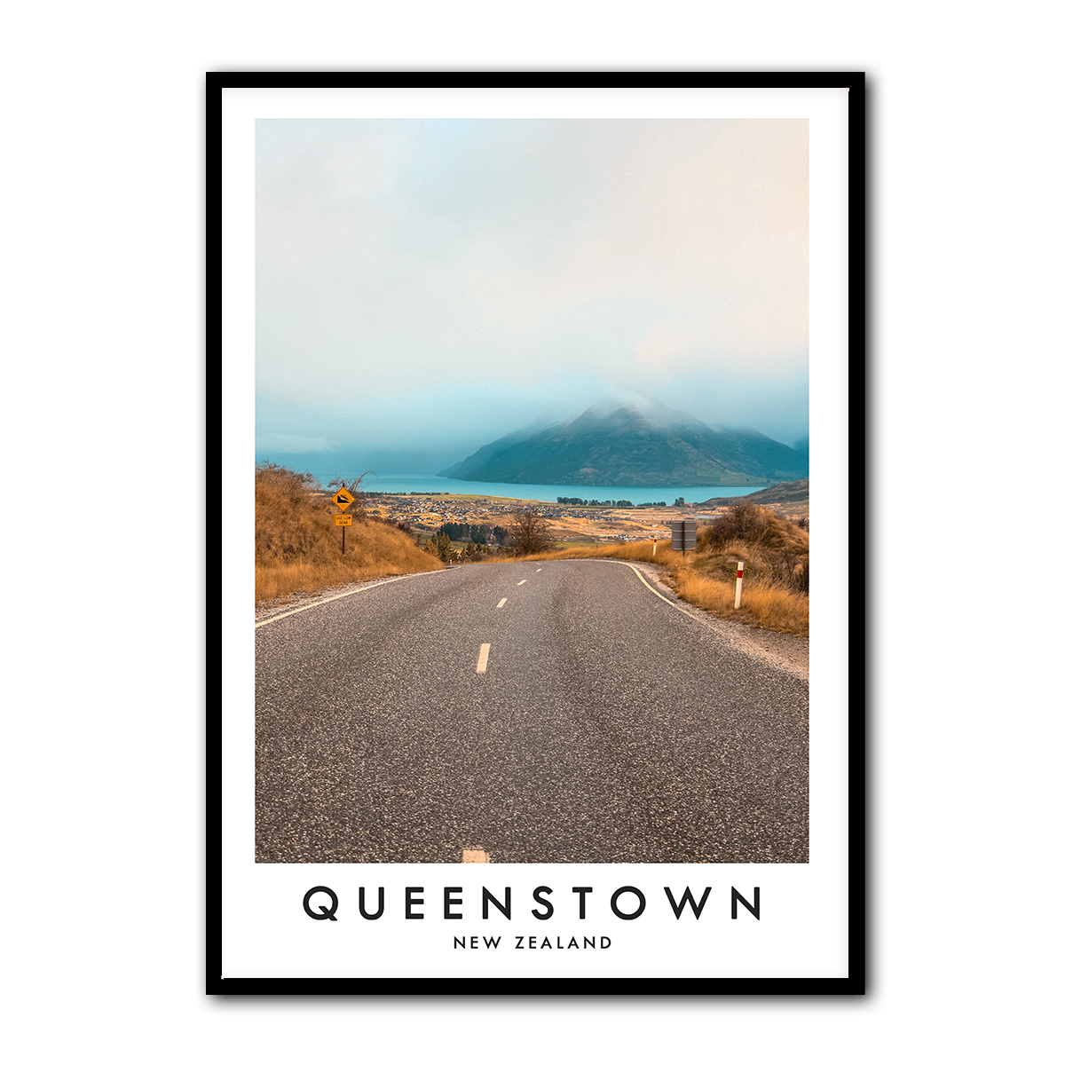 Queenstown New Zealand Metal Wall Art Print
