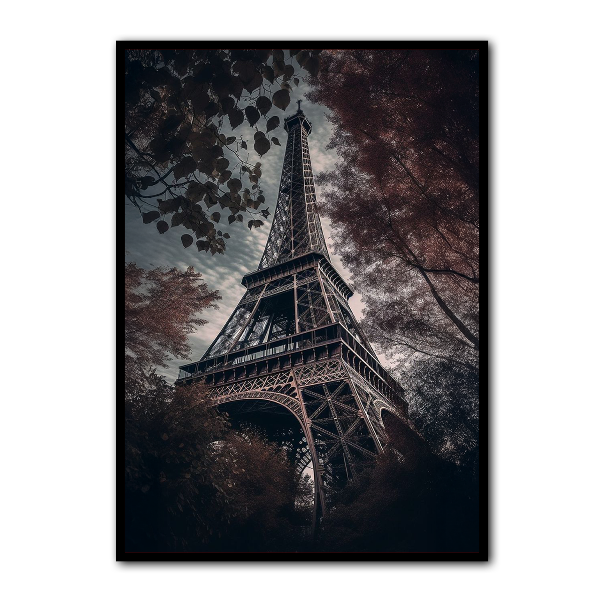 “Paris Majesty” – Eiffel Tower Metal Wall Art