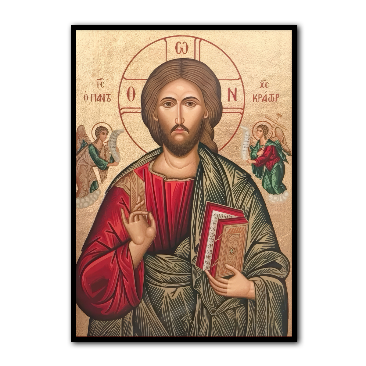 Christ the Teacher – Iconic Jesus Metal Wall Art