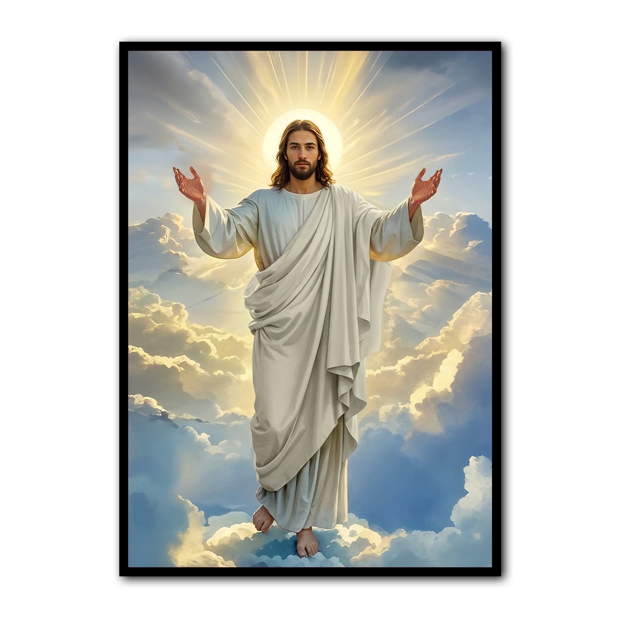 Risen in Glory – Jesus Christ HD Metal Wall Art