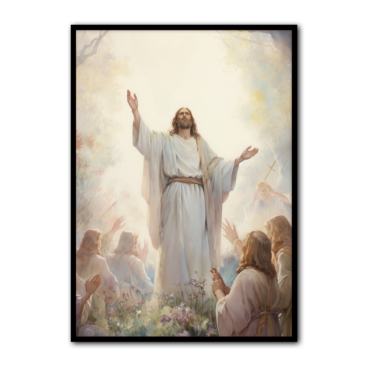 The Ascension of Christ – Heavenly Glory HD Metal Wall Art