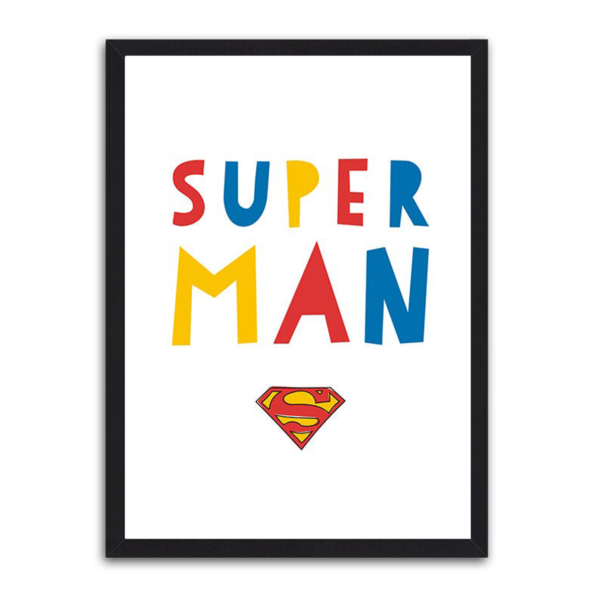 Super MAN HD Metal Wall Art