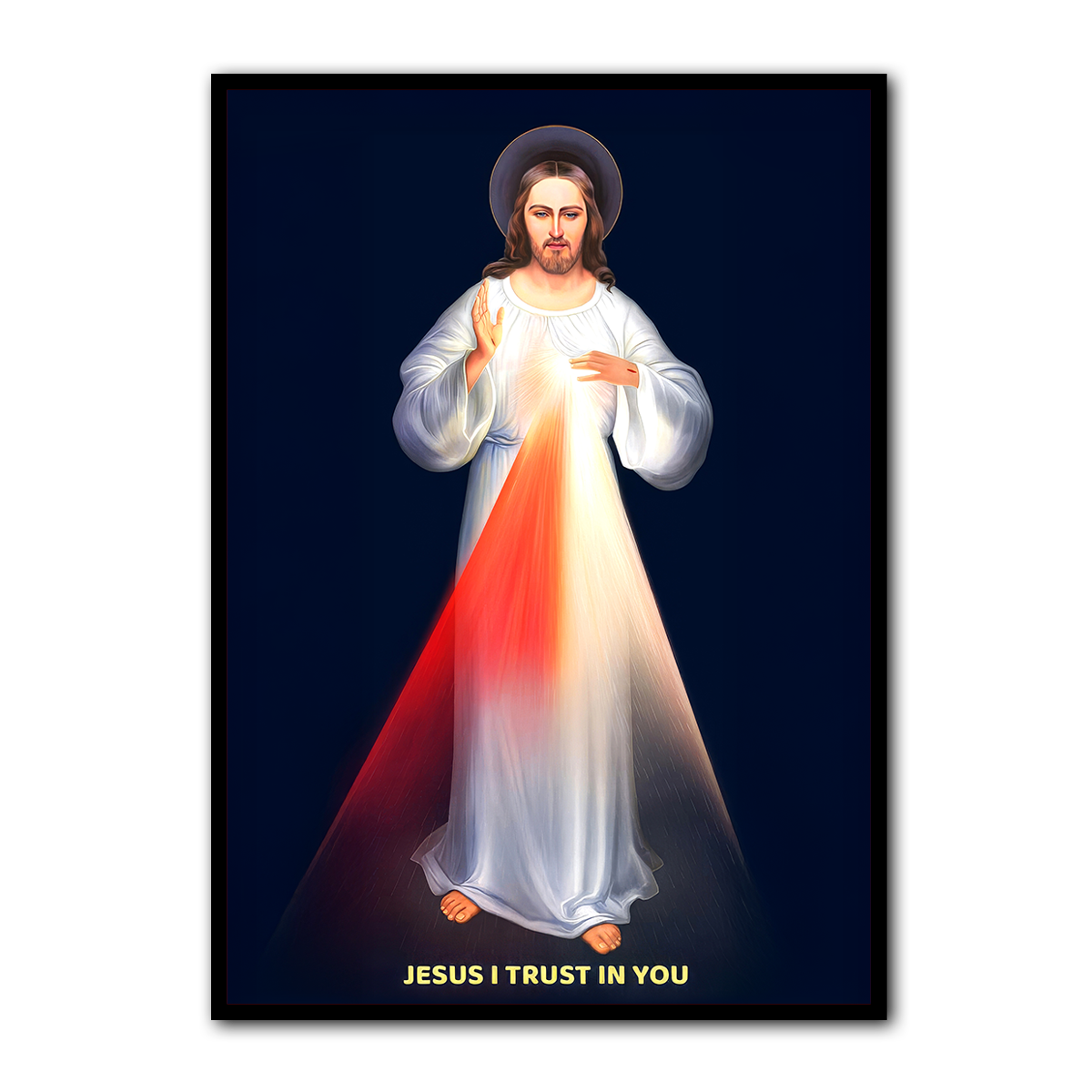 Divine Mercy – Jesus I Trust in You Metal Wall Art