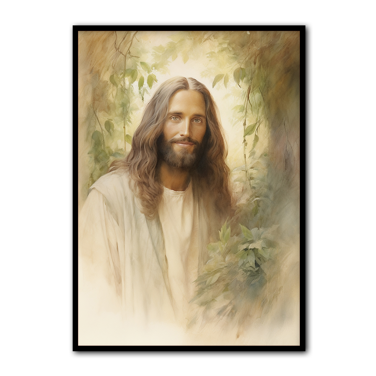 Jesus of Peace – Gentle Light HD Metal Wall Art