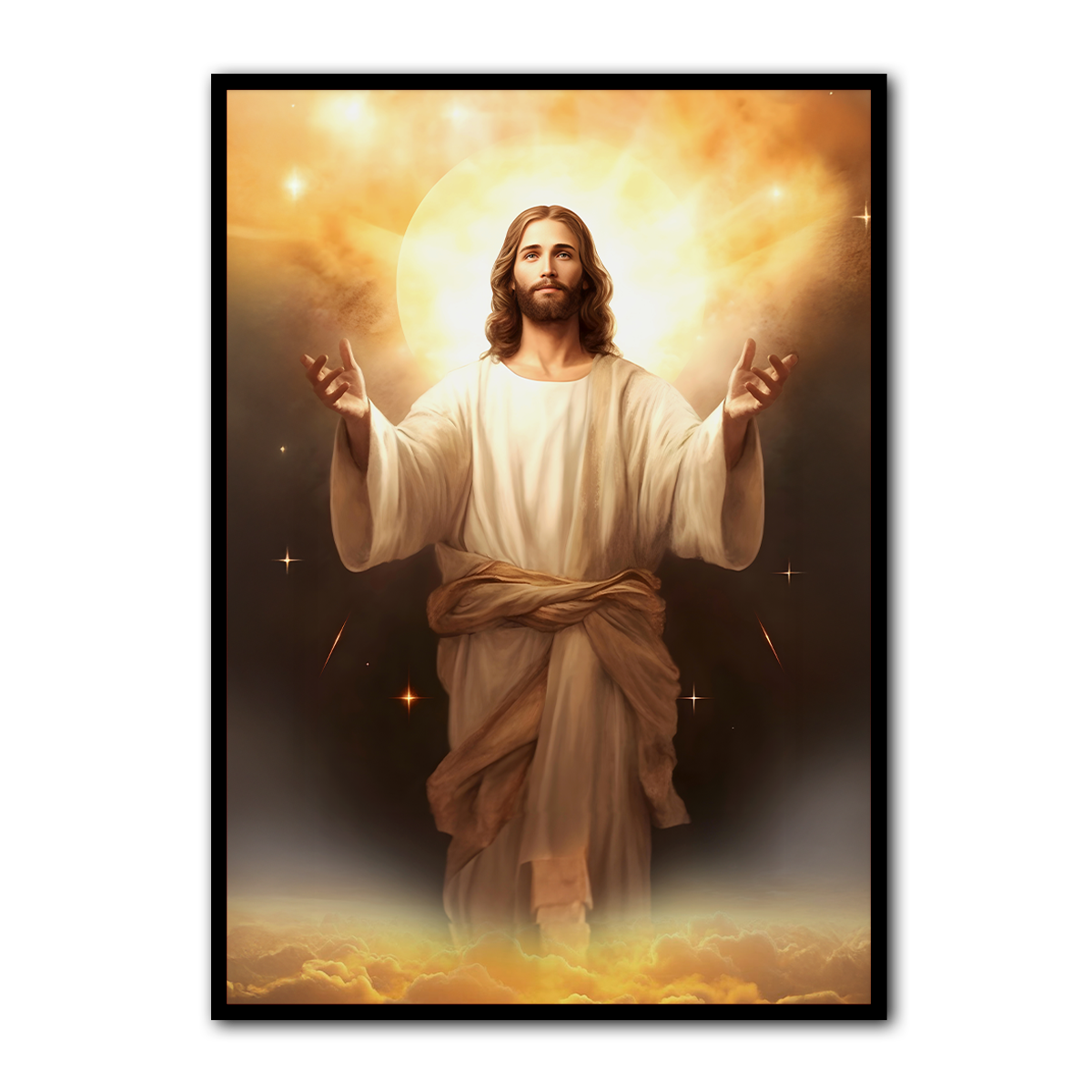 Heaven’s Glory – Inspirational Jesus HD Metal Wall Art