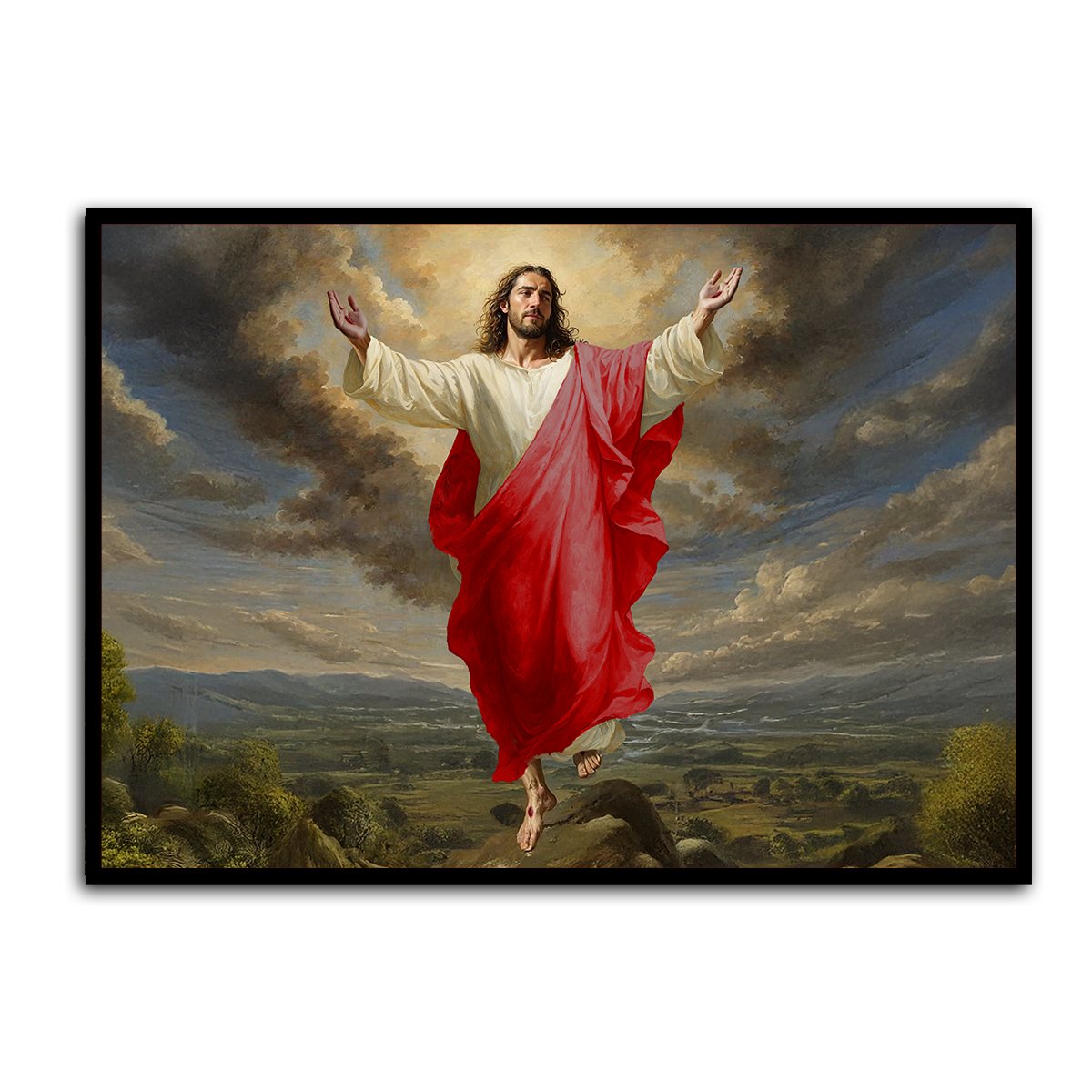 “He Is Risen” – Inspirational Christian Metal Wall Art
