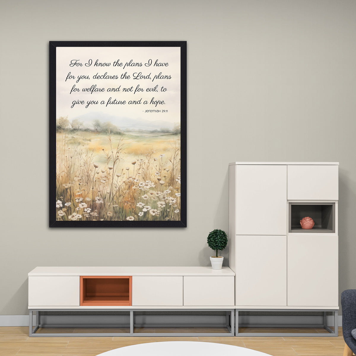 Jeremiah 29:11 Bible Quote - HD Metal Wall Art