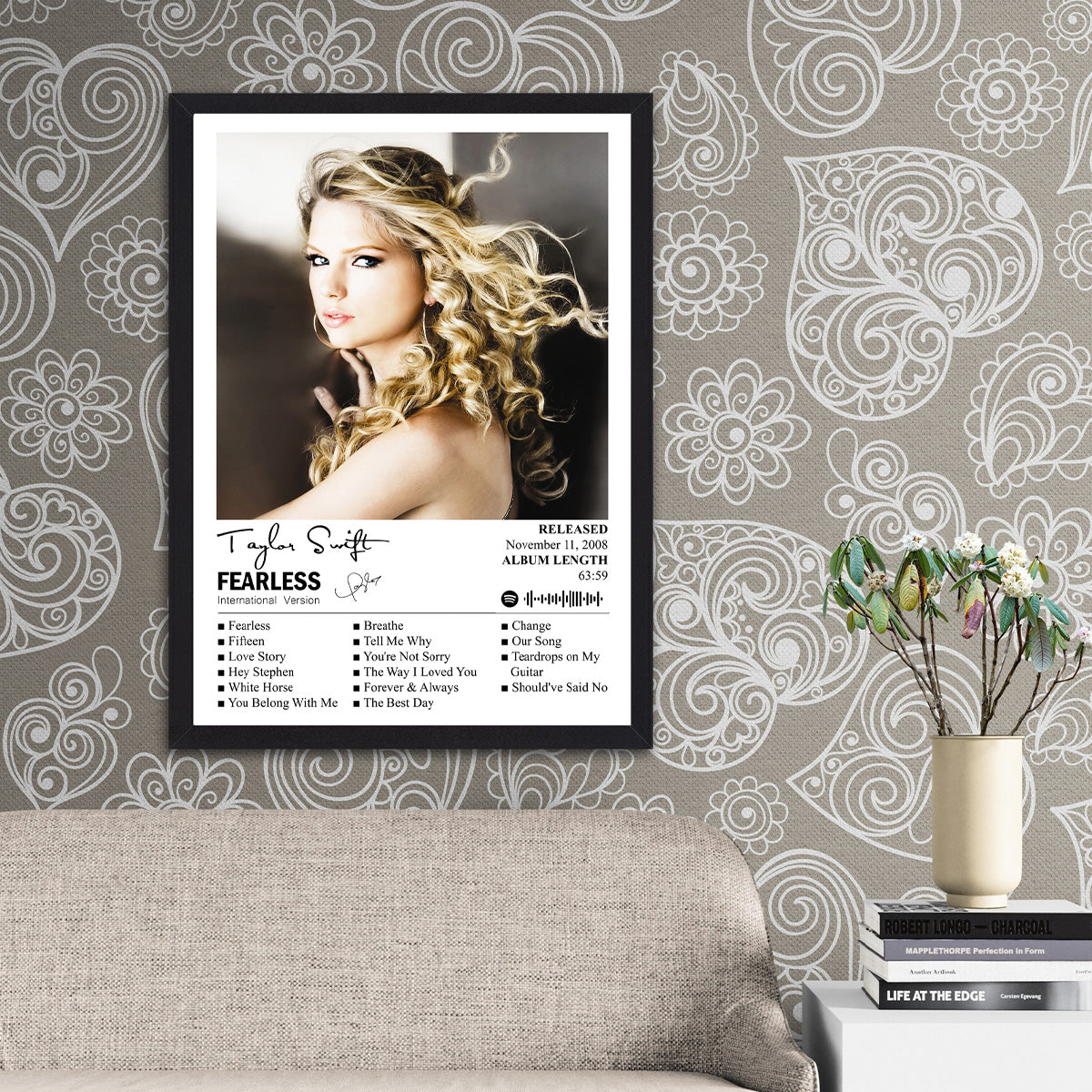 Taylor Swift Fearless International HD Metal Wall Art