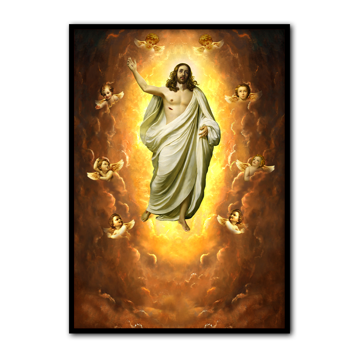 Christ in Glory – Resurrection Metal Wall Art