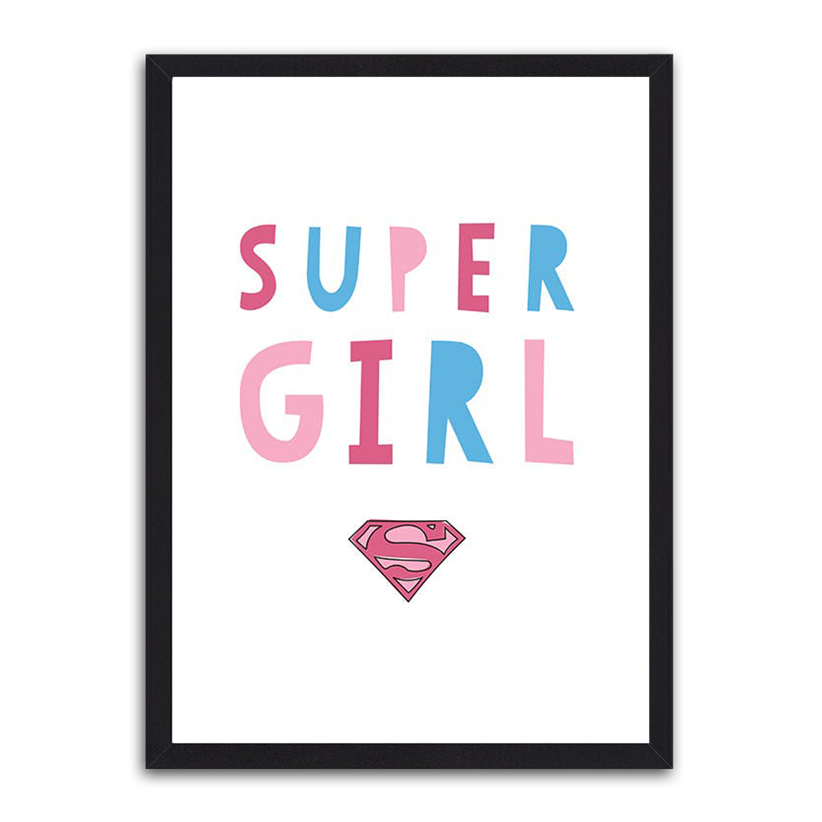 Super girl HD Metal Wall Art