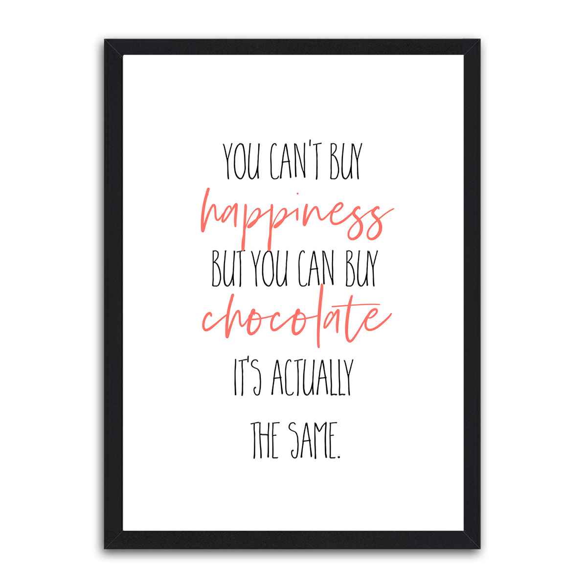 You Cant Buy Happiness HD Metal Wall Art